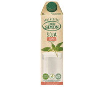 Bebida de soja ligera (100% vegetal), con alto contenido en proteínas DON SIMÓN 1 l