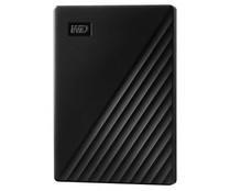 Disco duro externo 1TB WD My Passport negro, tamaño 2,5, conexión USB 3.0.
