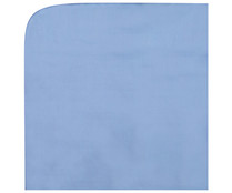 Sábana bajera ajustable para cama de 180cm. y 200cm. de largo, color azul, 48%  algodón, ACTUEL.