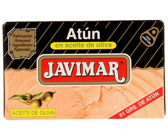 Atún en aceite de oliva lata de 81 gramos Atún en aceite de oliva lata de 81 gramos