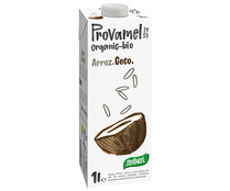 Bebida de arroz y coco ecológica SANTIVERI PROVAMEL 1 l.