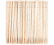 Paquete de 100 palillos redondos de madera, ACTUEL.