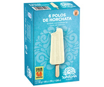 Polo de sorbete con horchata de chufa de valencia LA HORCHATERIA DE PANACH 6 x 60 ml.
