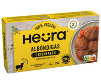Albóndigas vegetales congeladas a base de proteína de guisante HEÜRA 208 g.