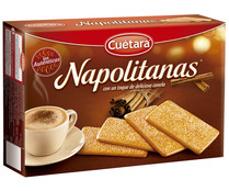 Galletas napolitanas con canela CUÉTARA 500 gr,