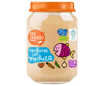 Tarrito de verduras con merluza, a partir de 8 meses MI MENÚ 235 g.