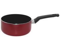Cazo de aluminio con interior antiadherente, 18 cm, serie Vitro roja ACTUEL.