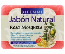 Jabón natural de rosa mosqueta BIFEMME 100 gr