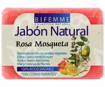 Jabón natural de rosa mosqueta BIFEMME 100 gr