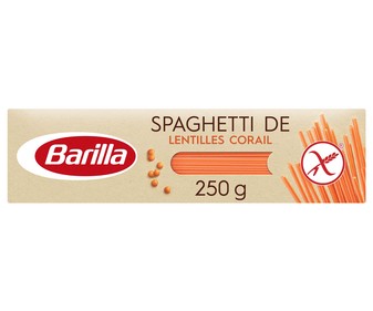 Pasta Legumbre Spaguetti (Espagueti) de Lenteja Roja BARILLA 250 g. Pasta Legumbre Spaguetti (Espagueti) de Lenteja Roja BARILLA 250 g.