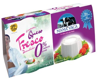 Queso fresco desnatado 2 uds. x 250 g.