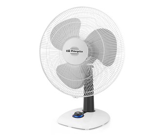 Ventilador de mesa ORBEGOZO TF 0123, 25W, 2 velocidades, 23cm, oscilante.