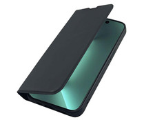 Funda tipo folio en color negro compatible con iPhone 14 Pro, QILIVE.