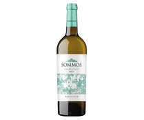 Vino blanco roble con denominación de origen Somontano SOMMOS botella de 75 cl.