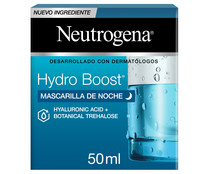 Mascarilla facial de noche con acción hidratante NEUTRÓGENA Hydro boost 50 ml.