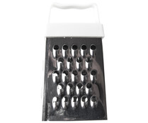 Rallador vertical de acero inoxidable con 4 caras de diferente grosor, PRODUCTO ECONÓMICO ALCAMPO.