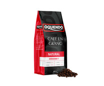 Café en grano natural, intensidad 7 OQUENDO 500 g.