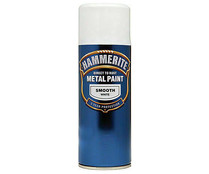 Spray de esmalte directo sobre hierro y óxido, blanco brillante HAMMERITE 400ml