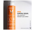 Protector solar en spray, resistente al agua y con FPS 50+ (muy alta) VICHY Capital soleil 200 ml.