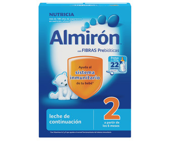 Leche (2) de continuación a partir de los 6 meses ALMIRÓN 800 g. Leche (2) de continuación a partir de los 6 meses ALMIRÓN 800 g.