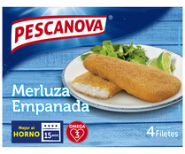 Merluza empanada en filetes PESCANOVA 4 uds.