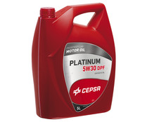 Aceite sintético para vehículos con motor diésel CEPSA PLATINUM DPF 5 litros.