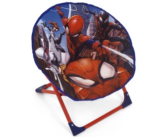 Silla infantil plegable con asiento redondo diseño Spiderman, ARDITEX. Silla infantil plegable con asiento redondo diseño Spiderman, ARDITEX.