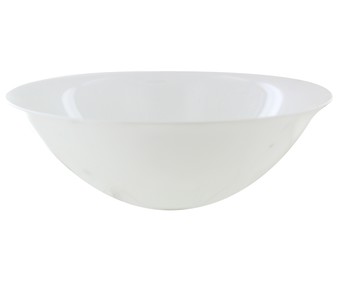 Ensaladera cuadrada de vidrio color blanco, 27cm., Carine LUMINARC. Ensaladera cuadrada de vidrio color blanco, 27cm., Carine LUMINARC.
