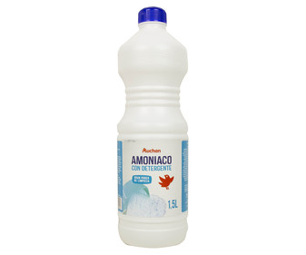 Amoniaco con detergente PRODUCTO ALCAMPO 1,5 l. Amoniaco con detergente PRODUCTO ALCAMPO 1,5 l.
