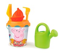 Conjunto de juguetes de playa y un cubo, imágenes de Peppa Pig PEPPA PIG. Conjunto de juguetes de playa y un cubo, imágenes de Peppa Pig PEPPA PIG.