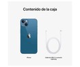 Smartphone 15,49cm (6,1") iPhone 13 MLPK3QL/A azul, 128GB, Chip A15 Bionic, Retina XDR, 12+12Mpx, iOS 15.