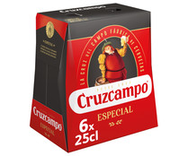 Cerveza CRUZCAMPO pack de 6 botellas de 25 cl. - Alcampo