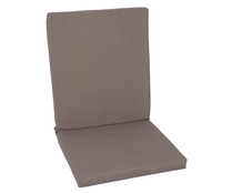 Cojín silla taupe 90X45X4,5cm, desenfundable y tejido antimanchas, ANJOSA Cojín silla taupe 90X45X4,5cm, desenfundable y tejido antimanchas, ANJOSA