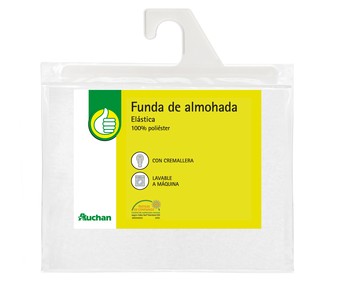 Funda protectora de almohada microfibra 100% poliéster, 150 centímetros PRODUCTO ECONÓMICO ALCAMPO.