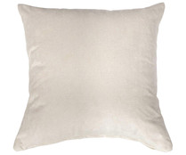 Cojín color perla tejido chenilla 100% poliéster, 45x45cm. TEXTIL HOGAR.