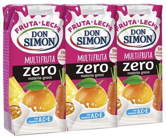 Bebida de leche y zumo 3 x 330 ml