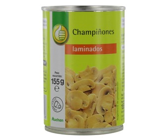 Champiñones laminados lata de 155 gramos Champiñones laminados lata de 155 gramos