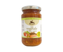 Salsa de tomate ecológica con seitán de espelta ALCE NERO 200 g.