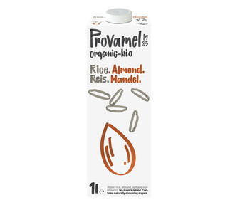 Bebida de arroz y almendra biológico PROVAMEL 1 l. Bebida de arroz y almendra biológico PROVAMEL 1 l.