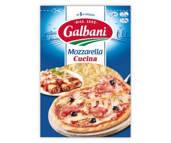 Queso rallado mozzarella 150 g.