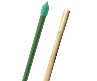 Tutor de bambú con PVC de 120 centímetros Tutor de bambú con PVC de 120 centímetros
