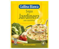 Sopa jardinera GALLINA BLANCA sobre de 71 g.