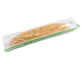 Baguetina sin gluten de pan congelado BETINA 100 g. Baguetina sin gluten de pan congelado BETINA 100 g.
