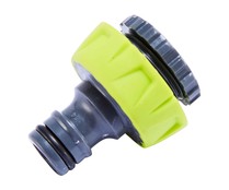 Conector hembra 1/2 y 3/4 para manguera 2 en 1, GARDENSTAR ALCAMPO.