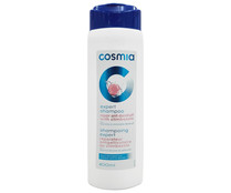 Champú anticaspa 2 en 1 (incluye acondicionador), para cabello seco o dañado COSMIA 400 ml.