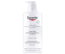 Loción corporal apta para bebés, especial piel atópica EUCERIN Atopicontrol 400 ml.