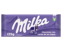 Chocolate con leche MILKA 125 g.