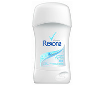 Desodorante en stick para mujer, sin alcohol y con protección anti - transpirante hasta 48 horas REXONA Women cotton 40 ml.
