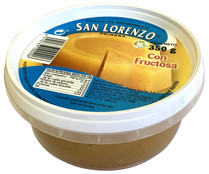 Dulce de membrillo con fructosa SAN LORENZO bote 350 g. 