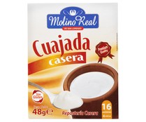 Cuajada casera en polvo MOLINO REAL 4 uds.  x 12 g.